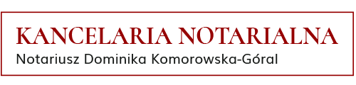 Kancelaria Notarialna Notariusz Dominika Komorowska-Góral logo